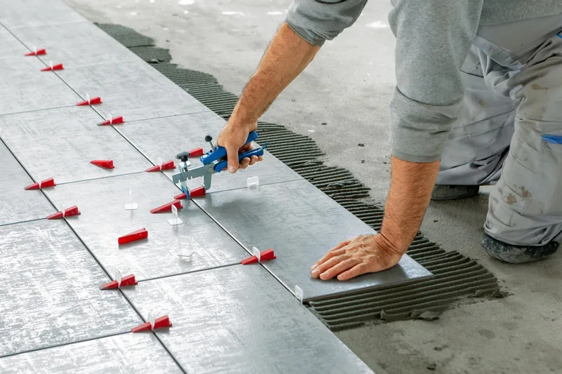 Professional commercial flooring installation